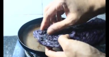 Baharatlı deniz yosunu pişir