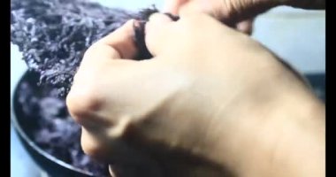 Baharatlı deniz yosunu pişir