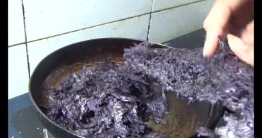 Baharatlı deniz yosunu pişir