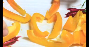 Chili plaka üzerinde