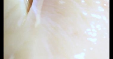 Pişirmek için tavuğu küçük parçalara ayır.