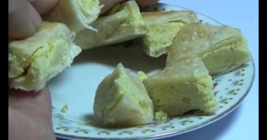 Kestane keki tabakta