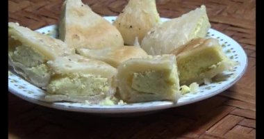 Kestane keki tabakta