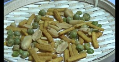 bir tabak Snacks