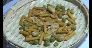 bir tabak Snacks