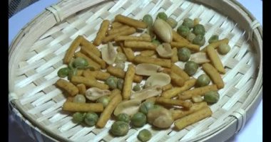 bir tabak Snacks