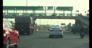 17 Aralık 2024, Haiduong, Vietnam.Trafik sıkışıklığı