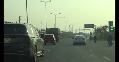 17 Aralık 2024, Haiduong, Vietnam.Trafik sıkışıklığı