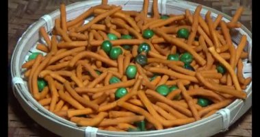 bir tabak Snacks