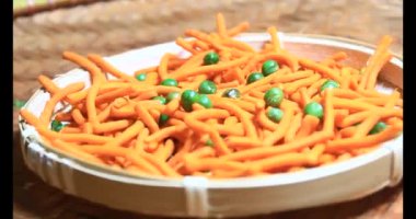 bir tabak Snacks