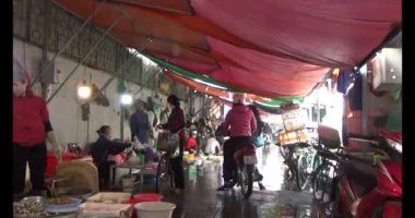 21 Ocak 2025, Hai Duong, Vietnam. Vietnam 'da Tet. Bayraklı sokaklar.