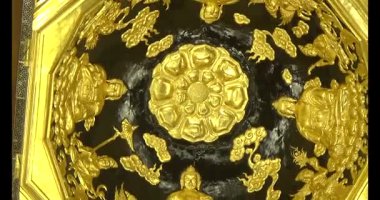 8 Mart 2025, Diatanngphilai Pagoda. Liemson, Thanhliem, Hanam, Vietnam. Diatanngphilai Pagoda eski bir pagoda. Yılın başında birçok insan ailelerine ve yaşamlarına şans dilemek için tapınağa gelir.