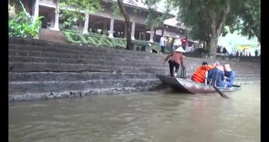 8 Mart 2025, Diatanngphilai Pagoda. Liemson, Thanhliem, Hanam, Vietnam. Diatanngphilai Pagoda eski bir pagoda. Yılın başında birçok insan ailelerine ve yaşamlarına şans dilemek için tapınağa gelir.