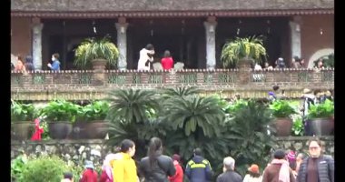 30 Mart 2025, Diatanngphilai Pagoda. Liemson, Thanhliem, Hanam, Vietnam. Diatanngphilai Pagoda eski bir pagoda. Yılın başında birçok insan ailelerine ve yaşamlarına şans dilemek için tapınağa gelir.