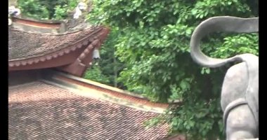 30 Mart 2025, Diatanngphilai Pagoda. Liemson, Thanhliem, Hanam, Vietnam. Diatanngphilai Pagoda eski bir pagoda. Yılın başında birçok insan ailelerine ve yaşamlarına şans dilemek için tapınağa gelir.