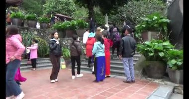 30 Mart 2025, Diatanngphilai Pagoda. Liemson, Thanhliem, Hanam, Vietnam. Diatanngphilai Pagoda eski bir pagoda. Yılın başında birçok insan ailelerine ve yaşamlarına şans dilemek için tapınağa gelir.