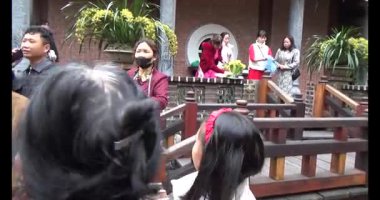 30 Mart 2025, Diatanngphilai Pagoda. Liemson, Thanhliem, Hanam, Vietnam. Diatanngphilai Pagoda eski bir pagoda. Yılın başında birçok insan ailelerine ve yaşamlarına şans dilemek için tapınağa gelir.