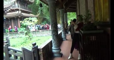 30 Mart 2025, Diatanngphilai Pagoda. Liemson, Thanhliem, Hanam, Vietnam. Diatanngphilai Pagoda eski bir pagoda. Yılın başında birçok insan ailelerine ve yaşamlarına şans dilemek için tapınağa gelir.