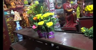 30 Mart 2025, Diatanngphilai Pagoda. Liemson, Thanhliem, Hanam, Vietnam. Diatanngphilai Pagoda eski bir pagoda. Yılın başında birçok insan ailelerine ve yaşamlarına şans dilemek için tapınağa gelir.