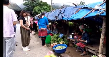 24 Mayıs 2025, Sin Suoi Ho, Phong Tho, Lai Chau, Vietnam. Vietnam dağ pazarı