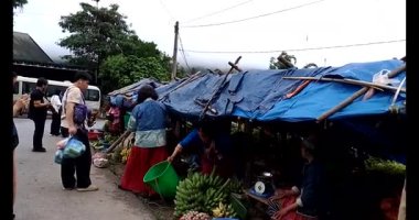 24 Mayıs 2025, Sin Suoi Ho, Phong Tho, Lai Chau, Vietnam. Vietnam dağ pazarı