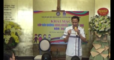 4 Haziran 2025. Van An, Chi Linh, Hai Duong, Vietnam. çizim sınıfında