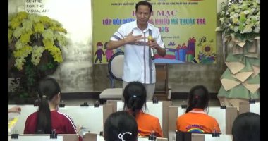 4 Haziran 2025. Van An, Chi Linh, Hai Duong, Vietnam. çizim sınıfında