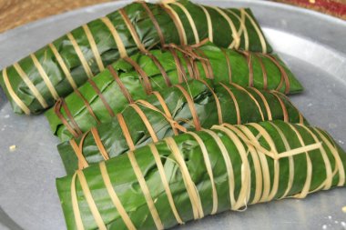 Geleneksel Banh Chung Vietnam 'da