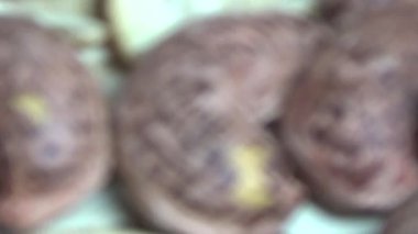 Ceviz sahnesi, kaju kabuğu.