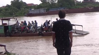 Vietnam kırsalındaki köy.