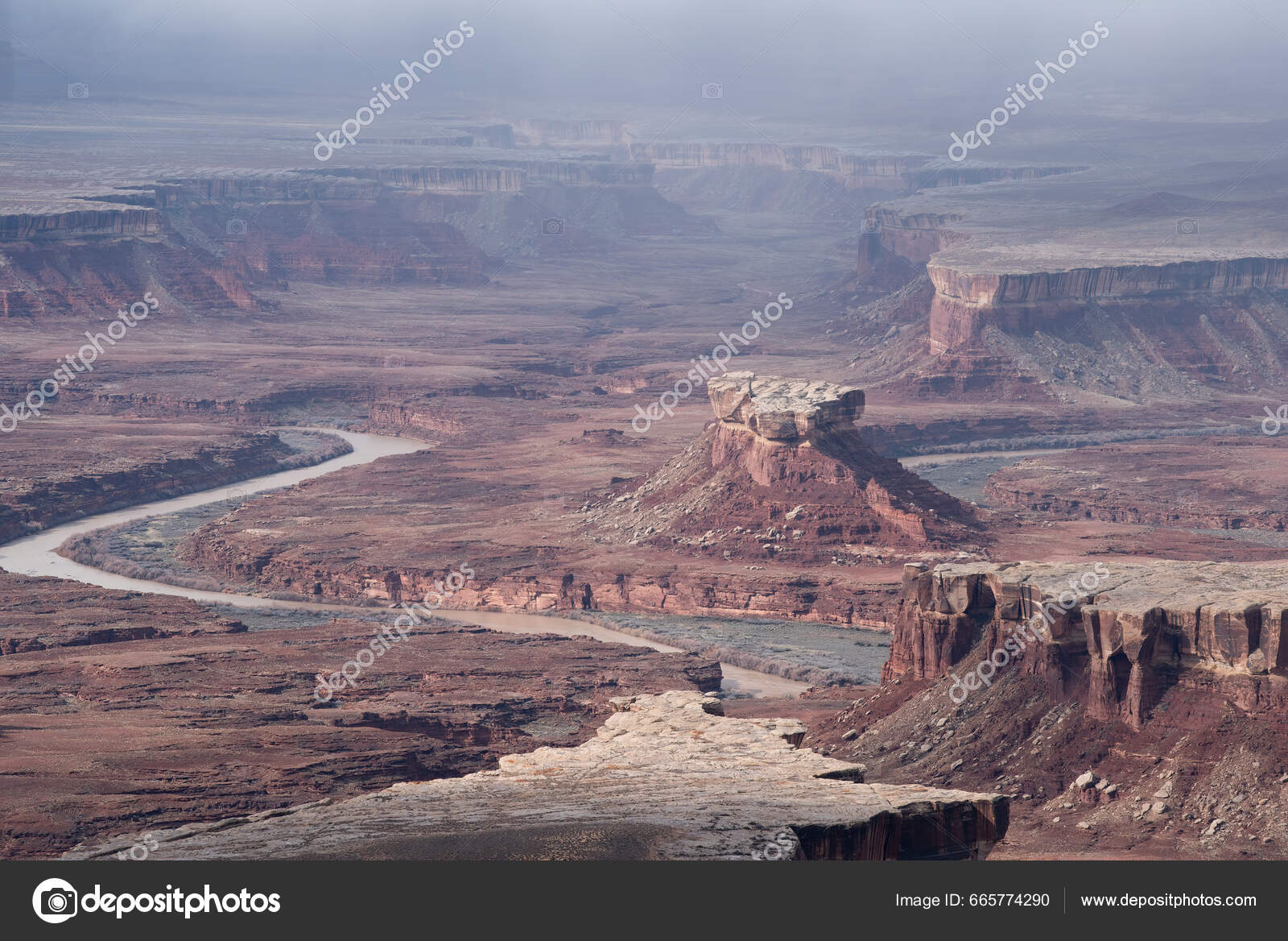 Turk's Head Green River Overlook Canyonlands National Park Utah