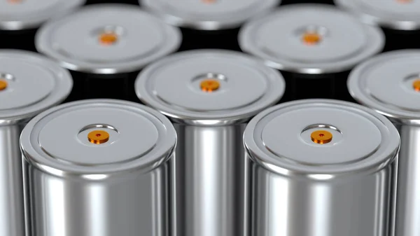 Grupo 4680 Formatar Bateria Tração Lítio Cilíndrico Para Módulos Bateria — Fotografia de Stock
