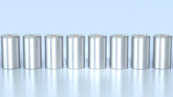 Gamme Nouvelles Batteries Ion 4680 Fabrication Accumulateurs Cylindriques Haute Énergie — Photo