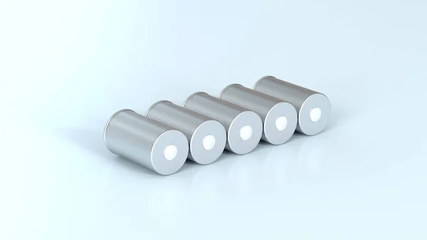 Gama Nova 4680 Bateria Tração Lítio Cilíndrica Formato Para Módulos — Fotografia de Stock