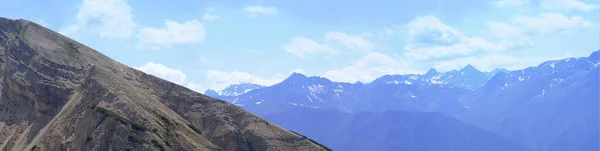 Bergkette Nördliche Kalkalpen Tiroler Alpenpark Karwendel Tourismusroute Klettersteig Seefelder Panorama — Stockfoto