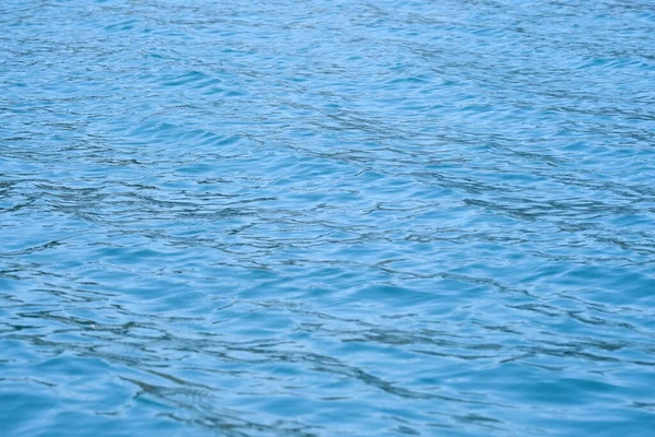 Blauwe Stille Oceaan Zee Golven Textuur Kalme Uitgestrekte Meer Rivier — Stockfoto