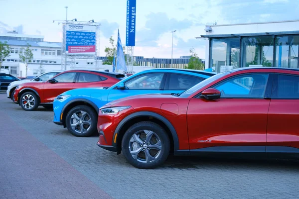 Elektrikli Ford Mustang Mach-E elektrikli araç, alternatif enerji, Frankfurt - 24 Mayıs 2023