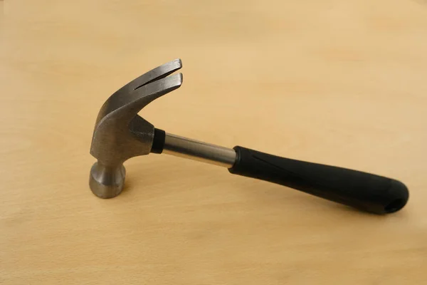 Rubber Handled Hammer Nail Puller Head Fine Work Manual Universal — Stock Photo, Image