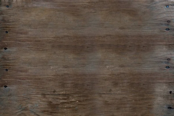 木製の机を閉じる木製の亀裂 茶色の自然な縞模様の背景 木のパターン テクスチャで乾燥します 木製のクローズアップテクスチャ グランジツリーセクション デザイナーコピースペースのためのシンプルな木の背景 — ストック写真
