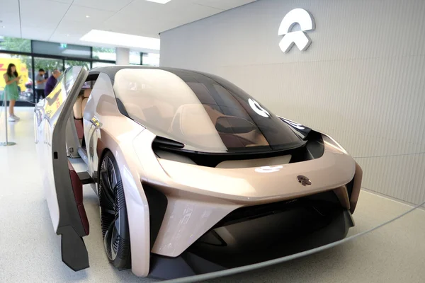 Nio Model Eve Presenta Futuro Della Guida Intelligente Autonoma Concept — Foto Stock