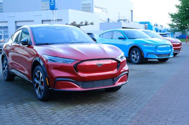 Elektrikli Ford Mustang Mach-E, elektrikli araba, alternatif enerji, Frankfurt - 18 Mayıs 2023