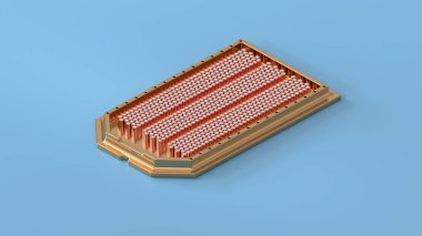 Kaykay stili EV hücre, metal platformdaki elektrikli veya Hibrit araçlar için 4680 format silindirik pil paketi, Otomotiv Endüstrisi, Sürdürülebilir Çözümler, Yenilikler Enerji Depolaması, 3D görüntüleme