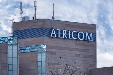 Temsilci ofisi Atricom Frankfurt am Main Niederrad binası, konsept Business Technology, Kiralık Emlak, ofis bölgesi Frankfurt, Almanya - 13 Şubat 2024