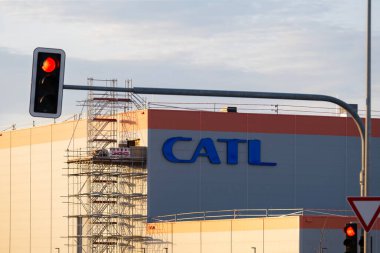 Avrupa 'da yeni bina, sürdürülebilir kalkınma, Arnstadt, Almanya' da Üretim Sektörü - 05 Şubat 2024