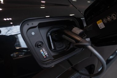 Alman üretici BMW AG, Gelişmiş Teknoloji Otomotiv Endüstrisi, Sürdürülebilir Taşımacılık, Frankfurt, Almanya - 22 Ocak 2024