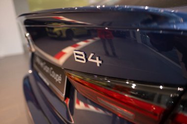 Alpina BMW 4er Gran Coupe, Alman markası Alpina Burkard Bovensiepen GmbH, Otomotiv Endüstrisi, Liderlik ve Yenilikler, araba lüksü, Frankfurt, Almanya - 22 Ocak 2024