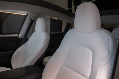 BYD Atto 3 EV, yakın çekim logosu, marka amblem paneli, elektrikli araç Çin BYD imalat tabelası, otomotiv endüstrisinde yenilik, Frankfurt, Almanya - 31 Ocak 2024 