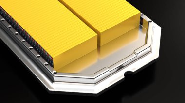 Elektrikli araçlar, LFP hücre modülleri, seri üretim birikimleri, yüksek güç ve enerji, elektrikli araçlar ve enerji depolama sistemi, 3D