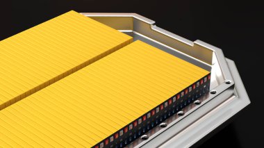 Elektrikli araçlar, LFP hücre modülleri, seri üretim birikimleri, yüksek güç ve enerji, elektrikli araçlar ve enerji depolama sistemi, 3D