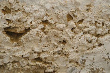 Eski yıkık duvar, doku, Akdeniz şehirlerinin tarihi mimarisi, Kültür Mirası, çürüyen cephe, yıpranmış yüzey, sıkıntılı arka plan